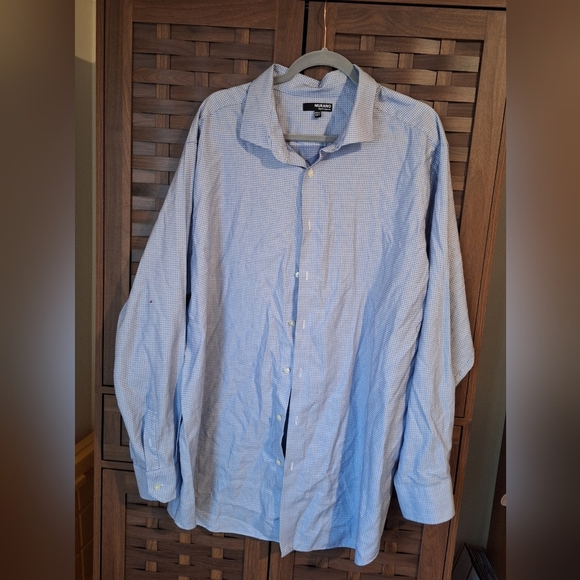 Mens Murano Liquid Luxury Long Sleeve Button Up Shirt 3XT‎ - Picture 1 of 6